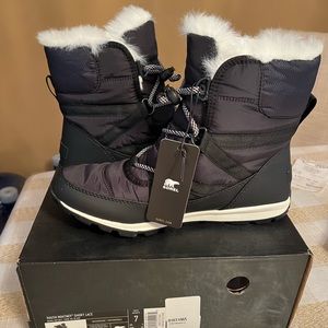Sorel black winter boots. Youth size 7